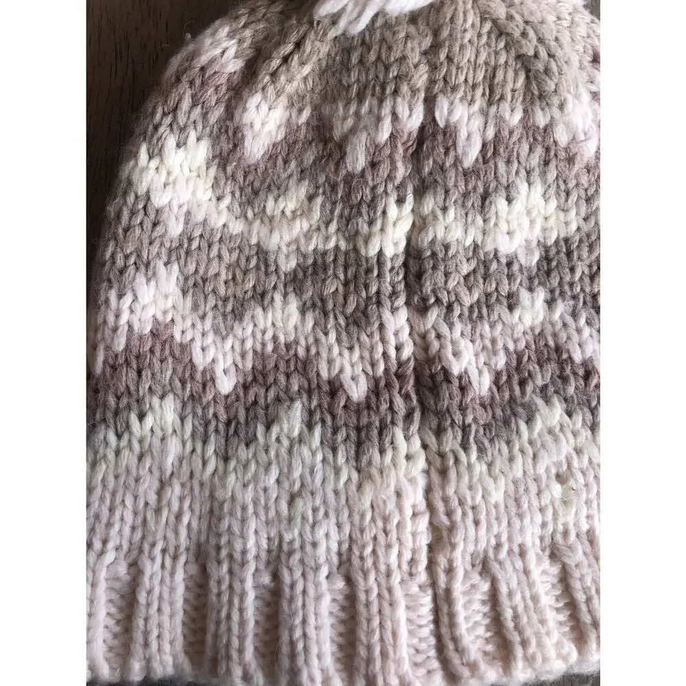 Lemon Knit Moonbeam Beanie with Pom Pom - OS